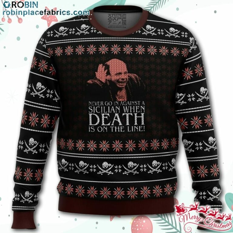 Vizzini The Princess Bride Ugly Christmas Sweater – AOP Sweater