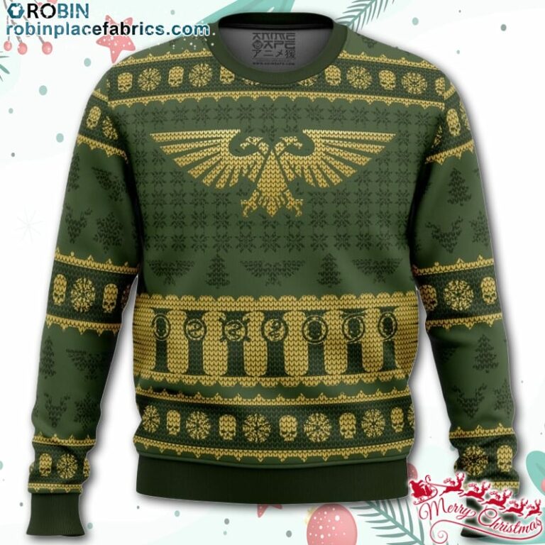 Warhammer 40k Imperium Ugly Christmas Sweater – AOP Sweater