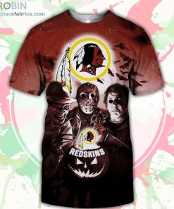 Washington Football Team T-Shirt Halloween Horror Night – AOP Tshirt