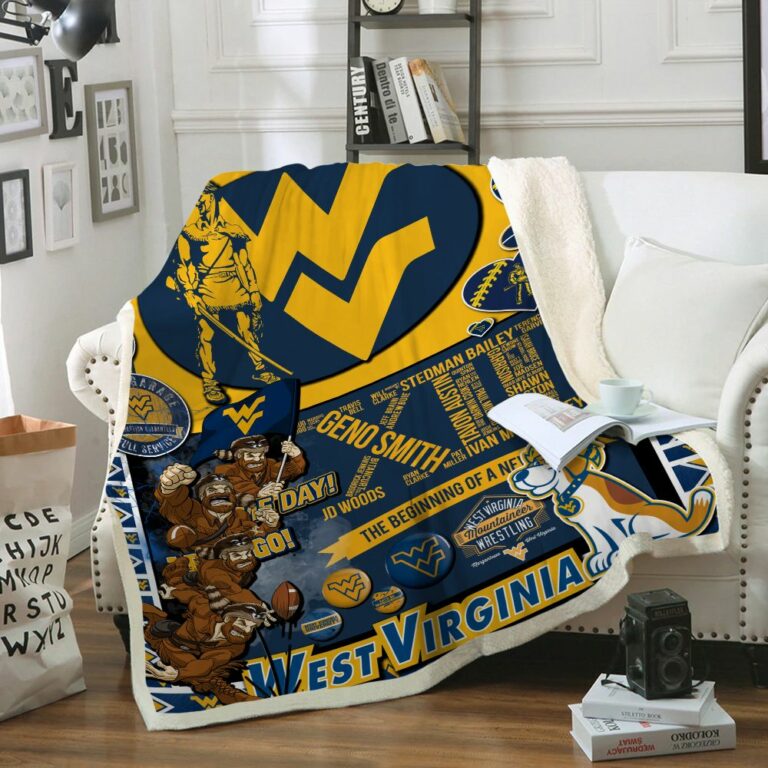 West Virginia Mountaineers Blanket