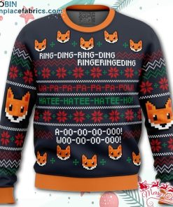 What Does The Fox Say Christmas Sweater – AOP Sweater