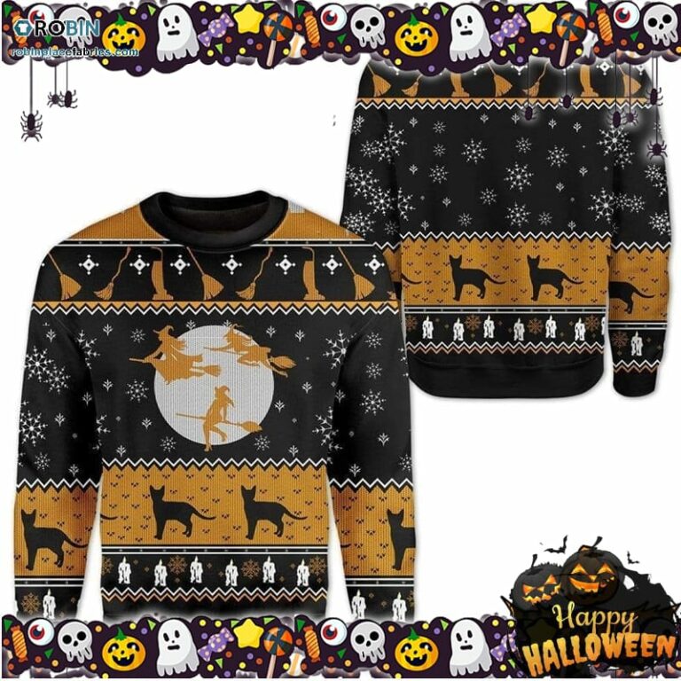 Witch Halloween Ugly Sweater