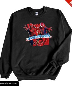 womens marvel spider man no way home spider men trio sweatshirt ormatw