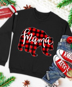 womens red plaid mama bear shirt matching pajama family buffalo mom ugly christmas sweatshirt 4 r61SP