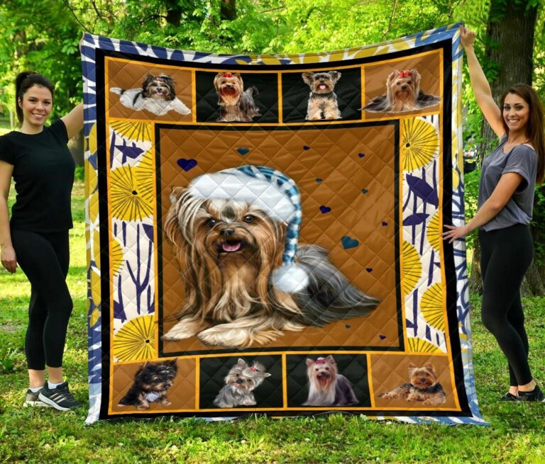 Yorkshire Terrier Quilt And Blanket