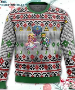 Zelda and Link Ugly Christmas Sweater – AOP Sweater