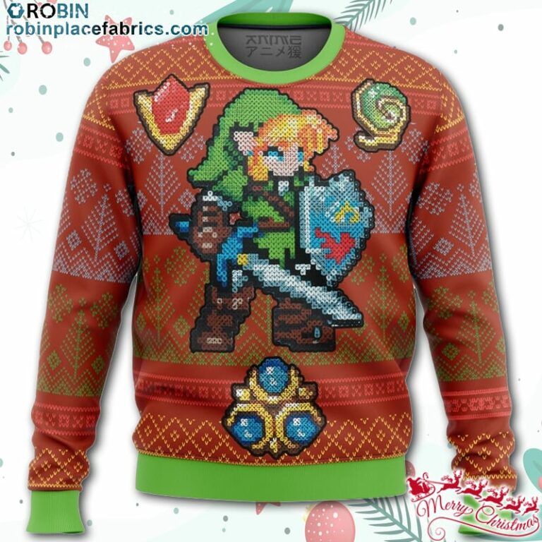 Zelda Link Gems Ugly Christmas Sweater – AOP Sweater