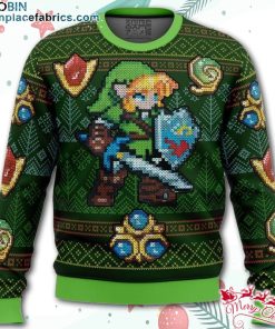 Zelda Link Green Ugly Christmas Sweater – AOP Sweater