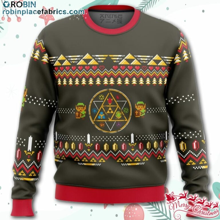 Zelda Rubies Ugly Christmas Sweater – AOP Sweater