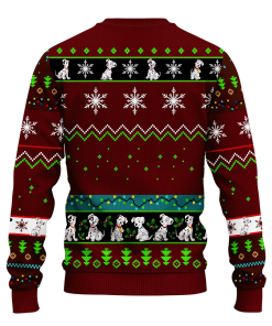101 Dalmatians Ugly Christmas Sweatshirt Red 101 Dalmatians Ugly Christmas Sweatshirt Red