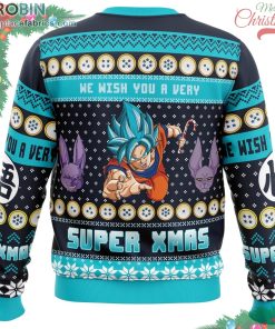 A Very Saiyan Christmas Dragon Ball Z Ugly Christmas Sweater