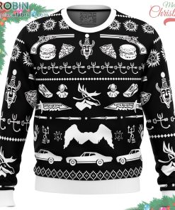 a very supernatural christmas supernatural ugly christmas sweater 235 akqhE
