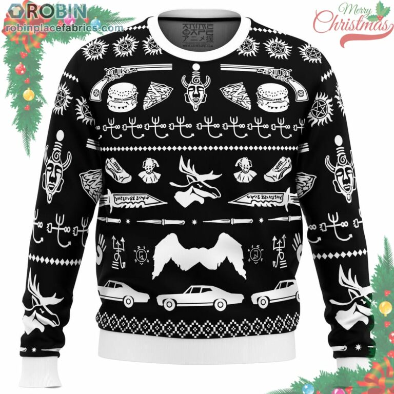 A Very Supernatural Christmas Supernatural Ugly Christmas Sweater