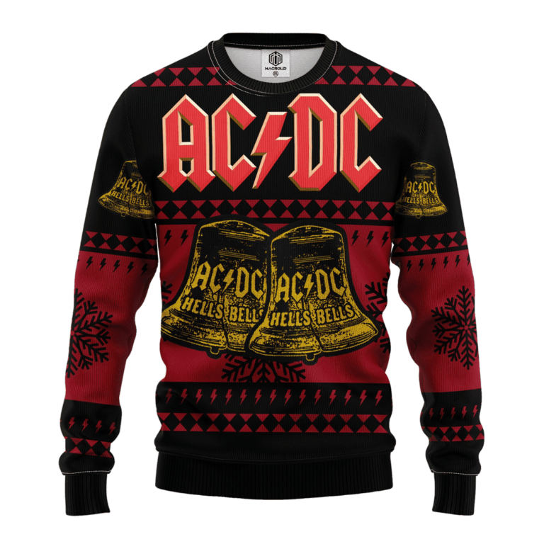 Acdc Red Ugly Christmas Sweatshirt
