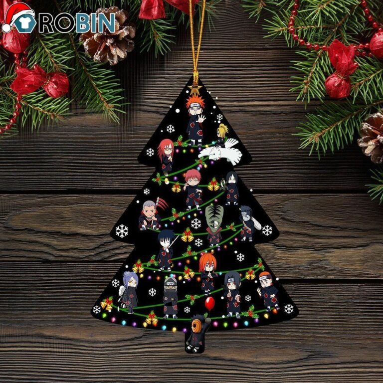 Akatsuki Naruto Anime Christmas Tree Christmas Ornament