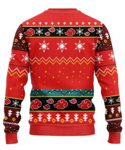 Akatsuki Naruto Anime Ugly Christmas Sweater Red