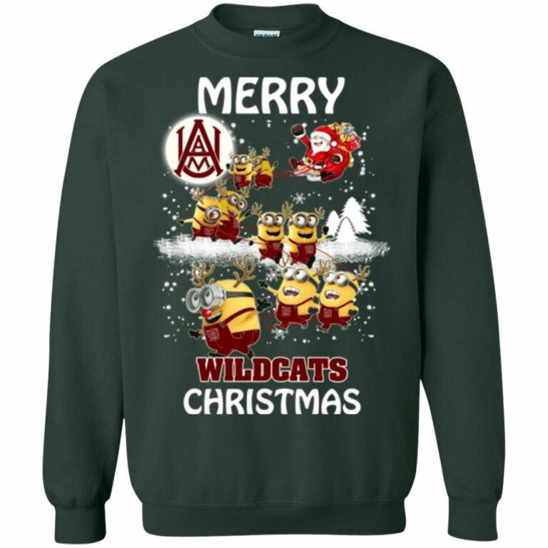 Alabama Am Bulldogs Minion Ugly Christmas Sweater