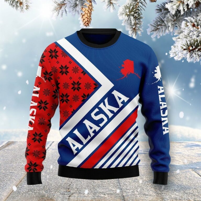 Alaska Lover Ugly Christmas Sweatshirt, Sweater
