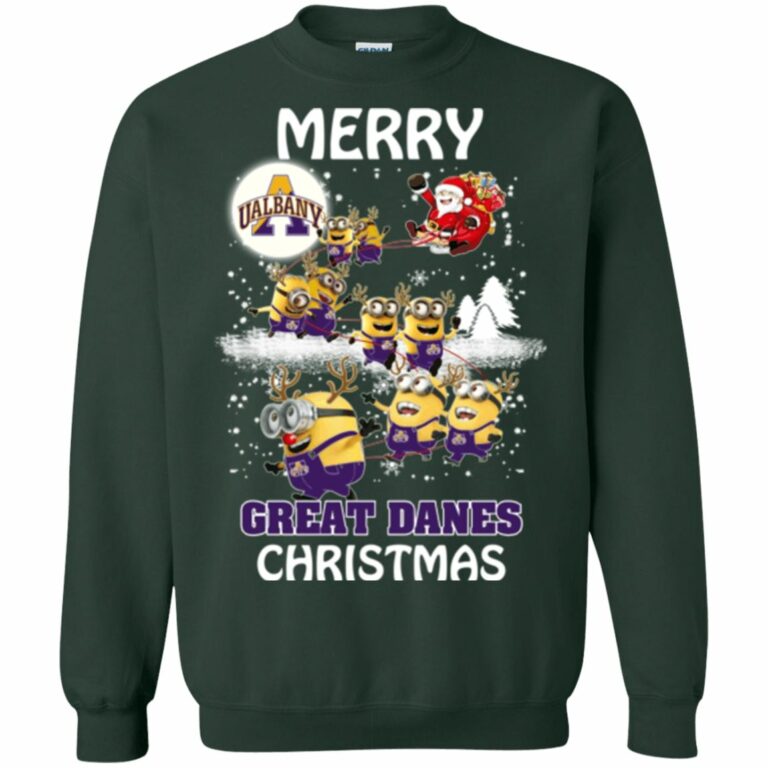 Albany Danes Minion Ugly Christmas Sweater