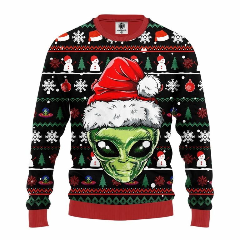Alien Ugly Christmas Sweatshirt