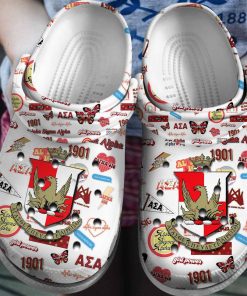 Alpha Sigma Alpha Classic Clog, Unisex Crocs Shoes