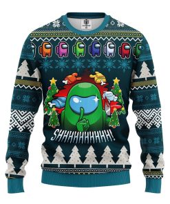 among us impostor ugly christmas sweatshirt 1 ZDiWv