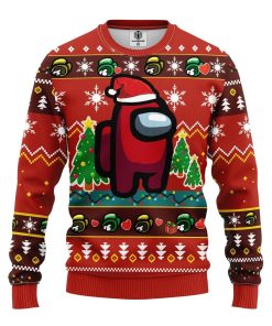 among us red ugly christmas sweatshirt 1 AjLyq