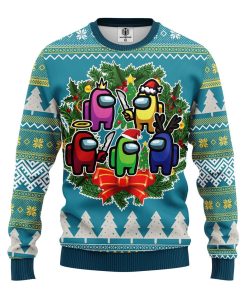 among us winter ugly christmas sweatshirt 1 k20C7