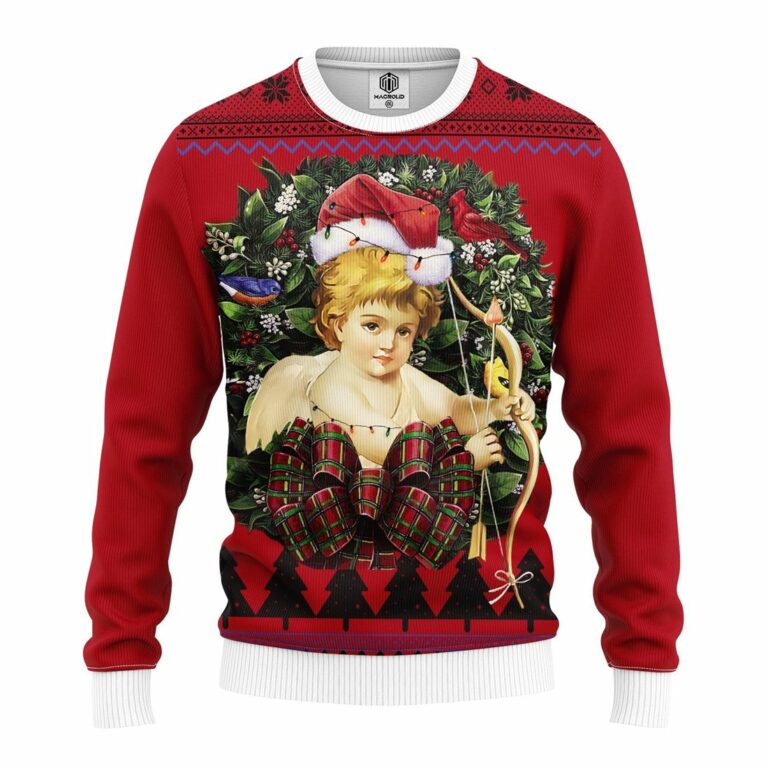 Angel 3 Noel Mc Ugly Christmas Sweatshirt