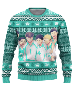 aoba johsai high ugly christmas sweater haikyuu anime xmas gift 1 IyTpi