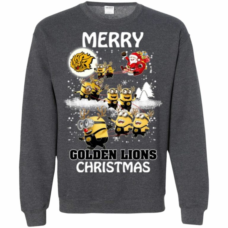 Arkansas-Pine Bluff Golden Lions Minion Ugly Christmas Sweatshirt