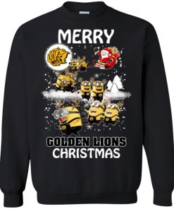 arkansas pine bluff golden lions minion ugly christmas sweatshirt 3 YDrq3