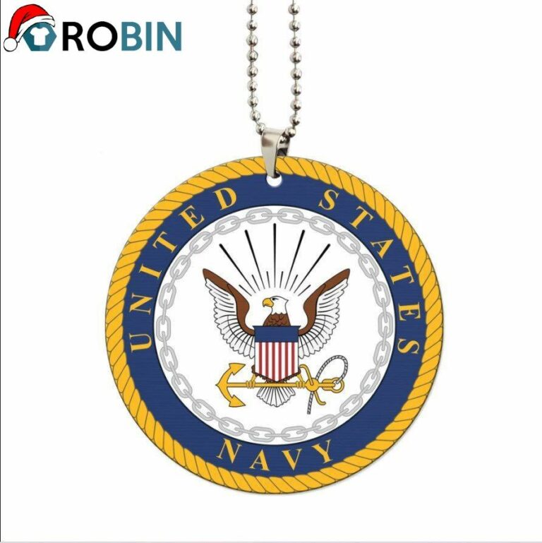 Army US Navy Christmas Ornament