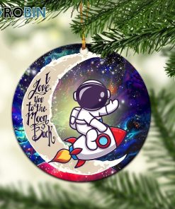 astronaut chibi love you to the moon galaxy circle ornament christmas decorations 1 m2wz0f