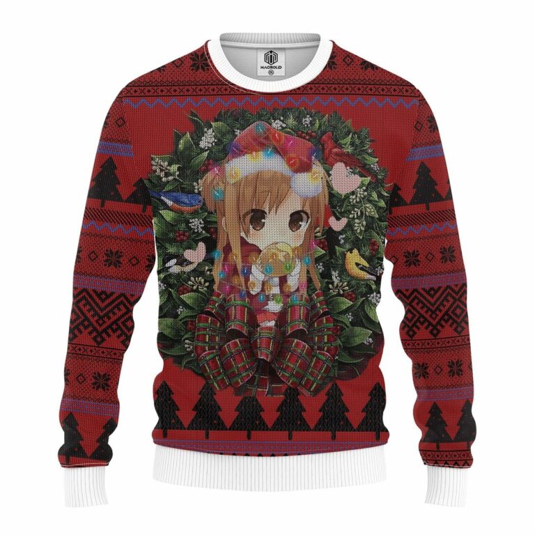 Asuna Sword Art Online Mc Ugly Christmas Sweatshirt
