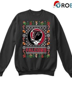 Atlanta Falcons X Grateful Dead Ugly Christmas Sweatshirt Atlanta Falcons X Grateful Dead Ugly Christmas Sweatshirt