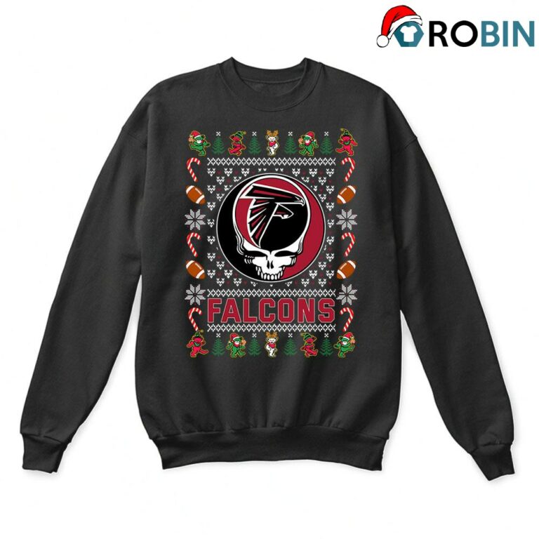 Atlanta Falcons X Grateful Dead Ugly Christmas Sweatshirt