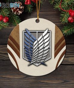 Attack On Titans Cream Circle Ornament – Christmas Decorations Attack On Titans Cream Circle Ornament – Christmas Decorations