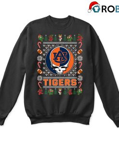 Auburn Tigers X Grateful Dead Ugly Christmas Sweatshirt