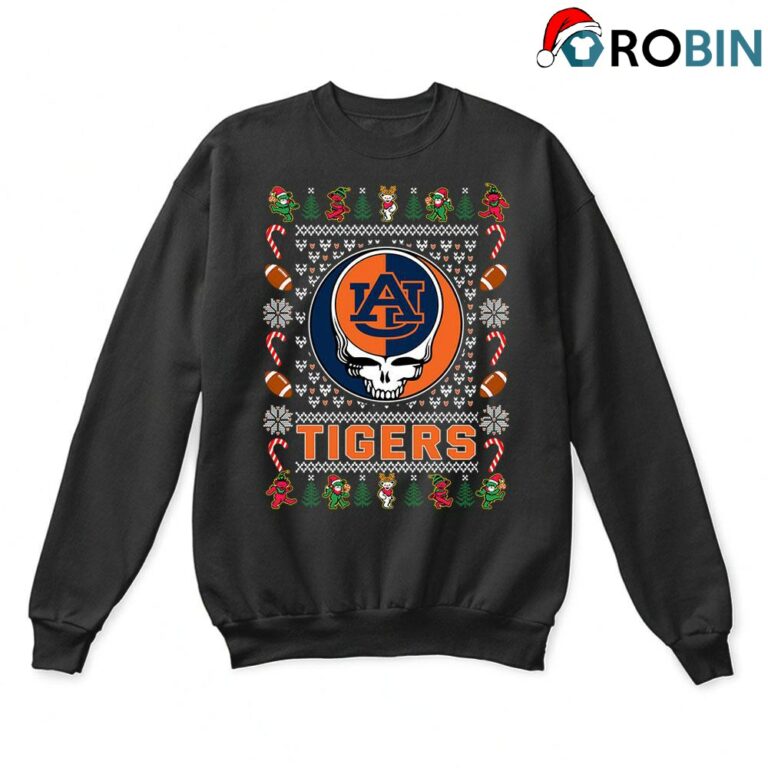Auburn Tigers X Grateful Dead Ugly Christmas Sweatshirt