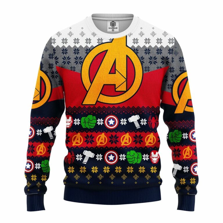 Avengers Team Ugly Christmas Sweater