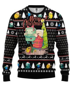 aventure time ugly christmas sweatshirt 1 ufX4o