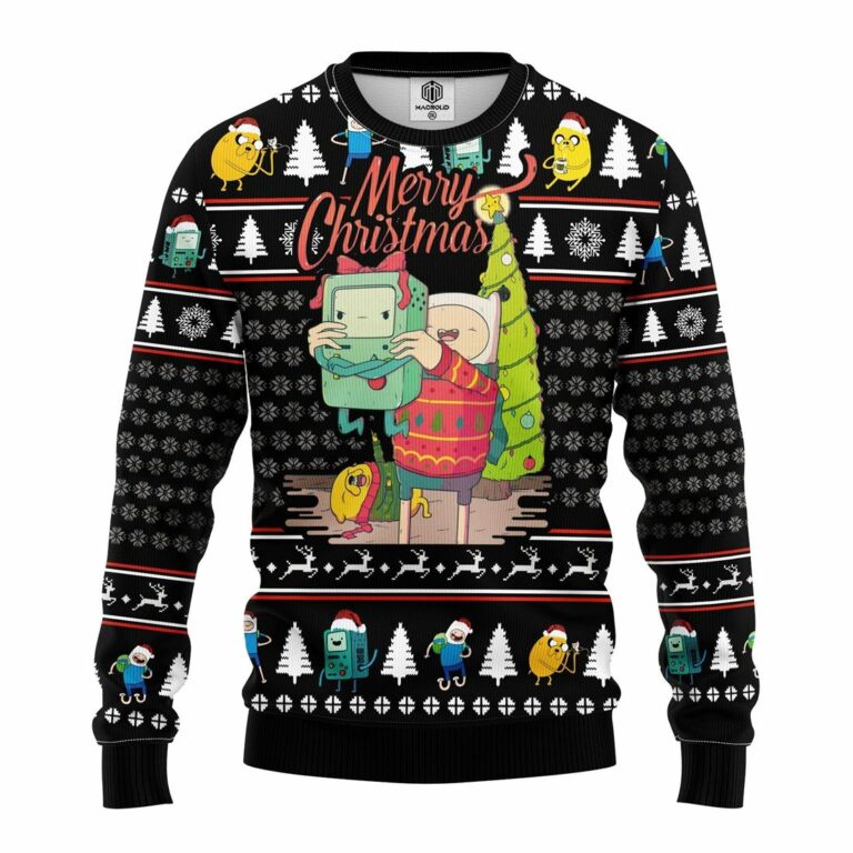 Aventure Time Ugly Christmas Sweatshirt