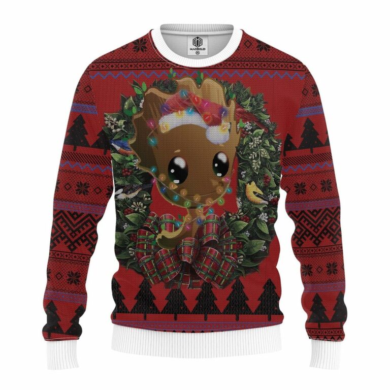 Baby Groot Guardians Of The Galaxy Mc Ugly Christmas Sweatshirt