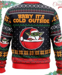 baby its cold outside star wars ugly christmas sweater 544 32sZ8