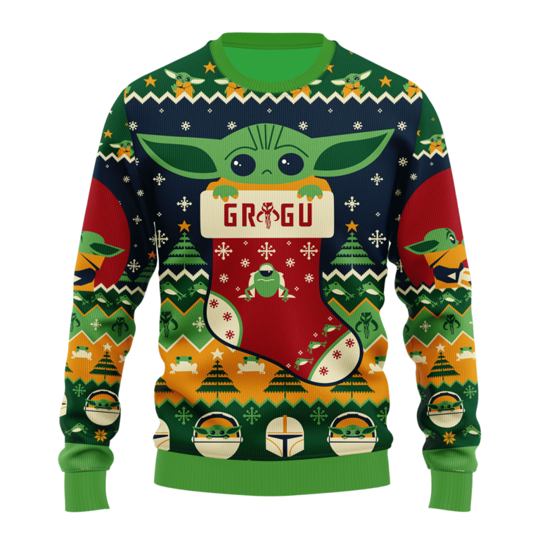 Baby Yoda Star Wars Ugly Christmas Sweatshirt Xmas Gift