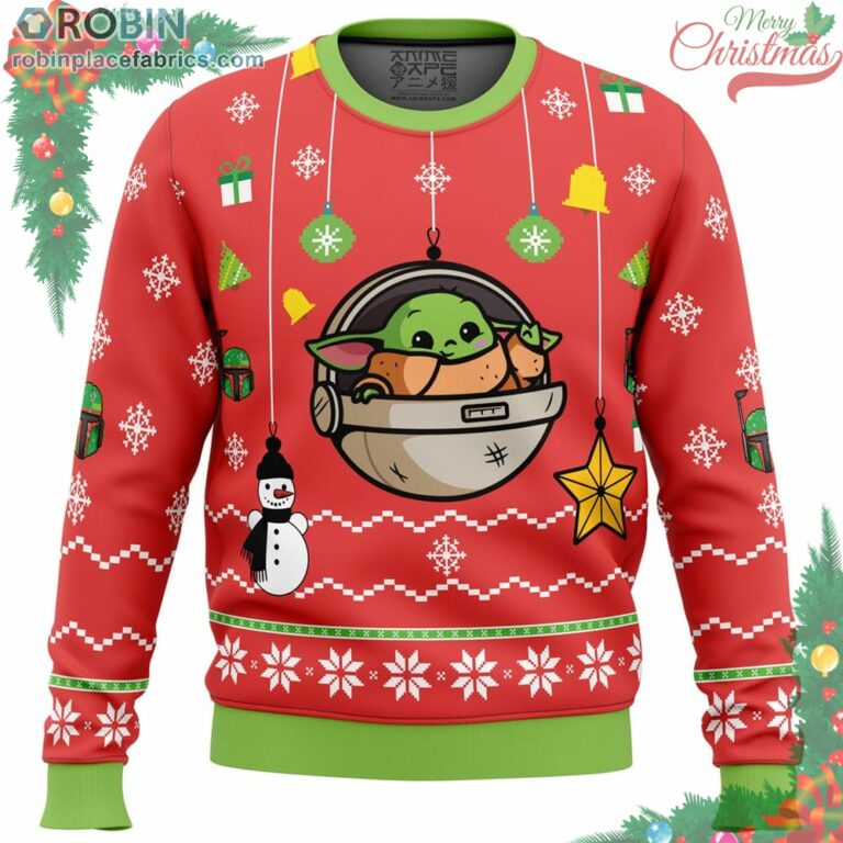 Baby Yoda Ugly Christmas Sweater