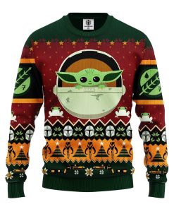 baby yoda ugly christmas sweatshirt 1 L90Ip