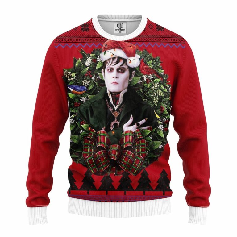 Barnabas Collins Dark Shadows Noel Mc Ugly Christmas Sweater