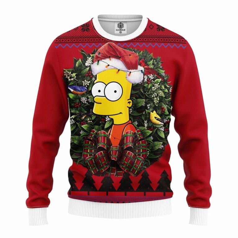 Bart Simpson The Simpson Noel Mc Ugly Christmas Sweater